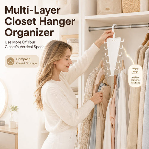 🩱Multi-Layer Closet Hanger Organizer