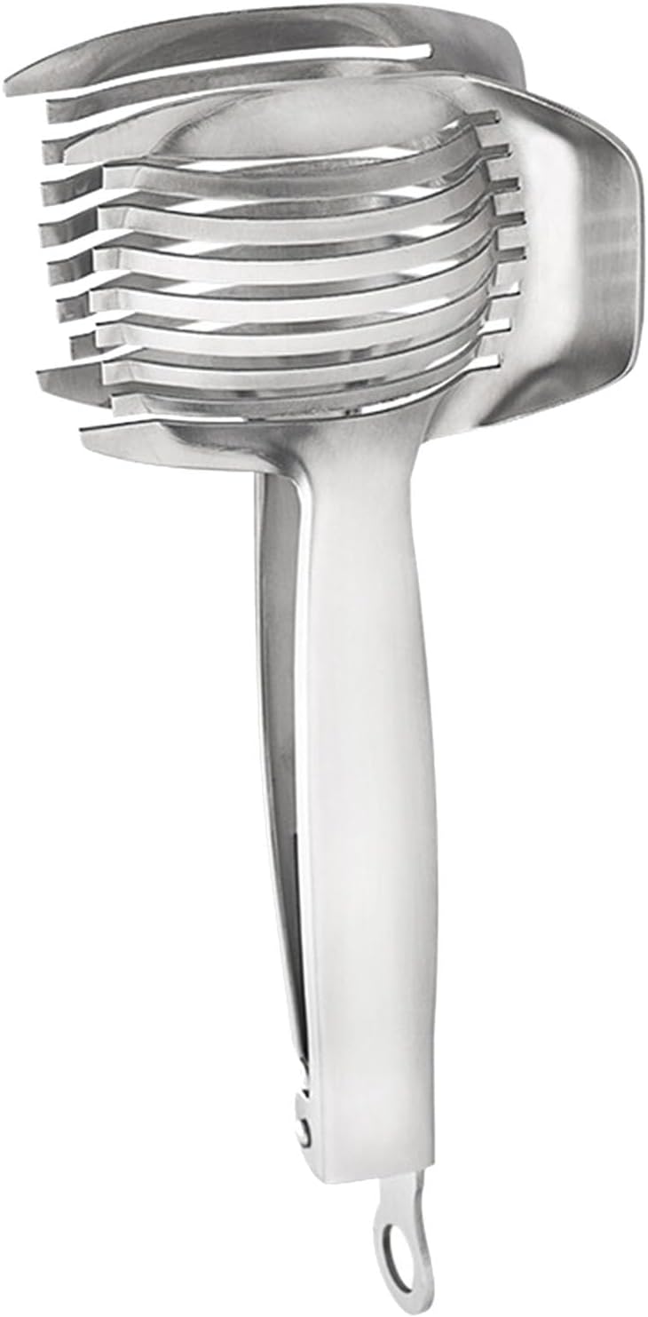 🍽️🍋 Stainless Steel Kitchen Slicing Guide
