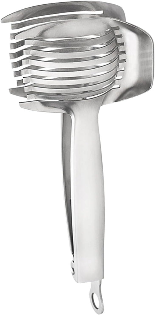 🍽️🍋 Stainless Steel Kitchen Slicing Guide
