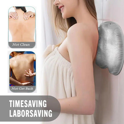 Exfoliating Silicone Shower Scrubber for Feet & Back