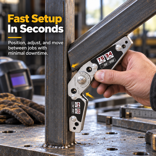⚙️20°–200° Adjustable Magnetic Welding Angle Holder