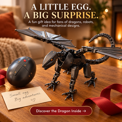 NEW ARRIVAL🥚🐉 DragonMorph – Egg to Dragon Transforming Mechanical Toy