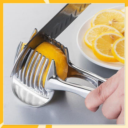 🍽️🍋 Stainless Steel Kitchen Slicing Guide