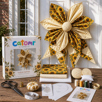 🎀Large Patchwork Bow Sewing Kit