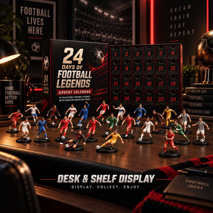 ✨🏆24 Days of Football Legends Advent Calendar | 24 Collectible Player Figures