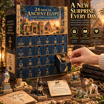 🎀🐈‍⬛🏺24 Days of Ancient Egypt – Sacred Animals & Guardians Collection ✨