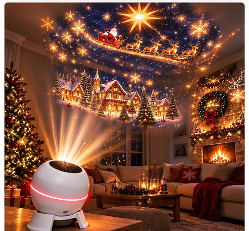 ❤️🎁 Turn Any Room Into a Christmas Wonderland – Holiday Projection Night Light