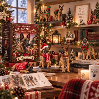 🎁🐕24 Days of Belgian Malinois Joy — 24 Unique Collectible Figurines🎉