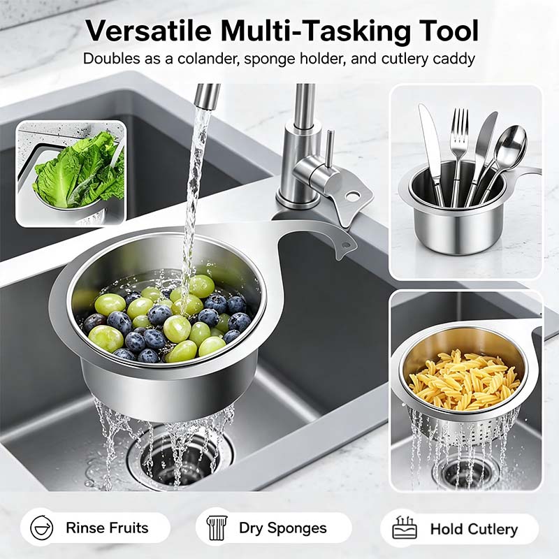 🔥BUY 1 GET 1 FREE💧Stainless Steel Swan Sink Strainer Basket🦢💧
