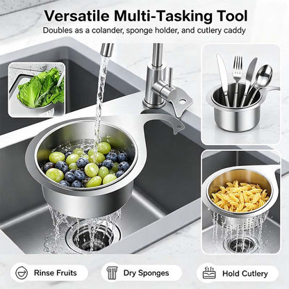 🔥BUY 1 GET 1 FREE💧Stainless Steel Swan Sink Strainer Basket🦢💧