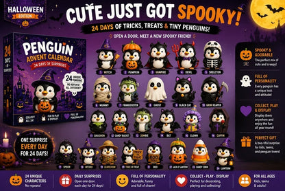 🎁🐧 24 Days of Penguin Surprises Advent Calendar – 24 Unique Penguins, 3 Fun Editions