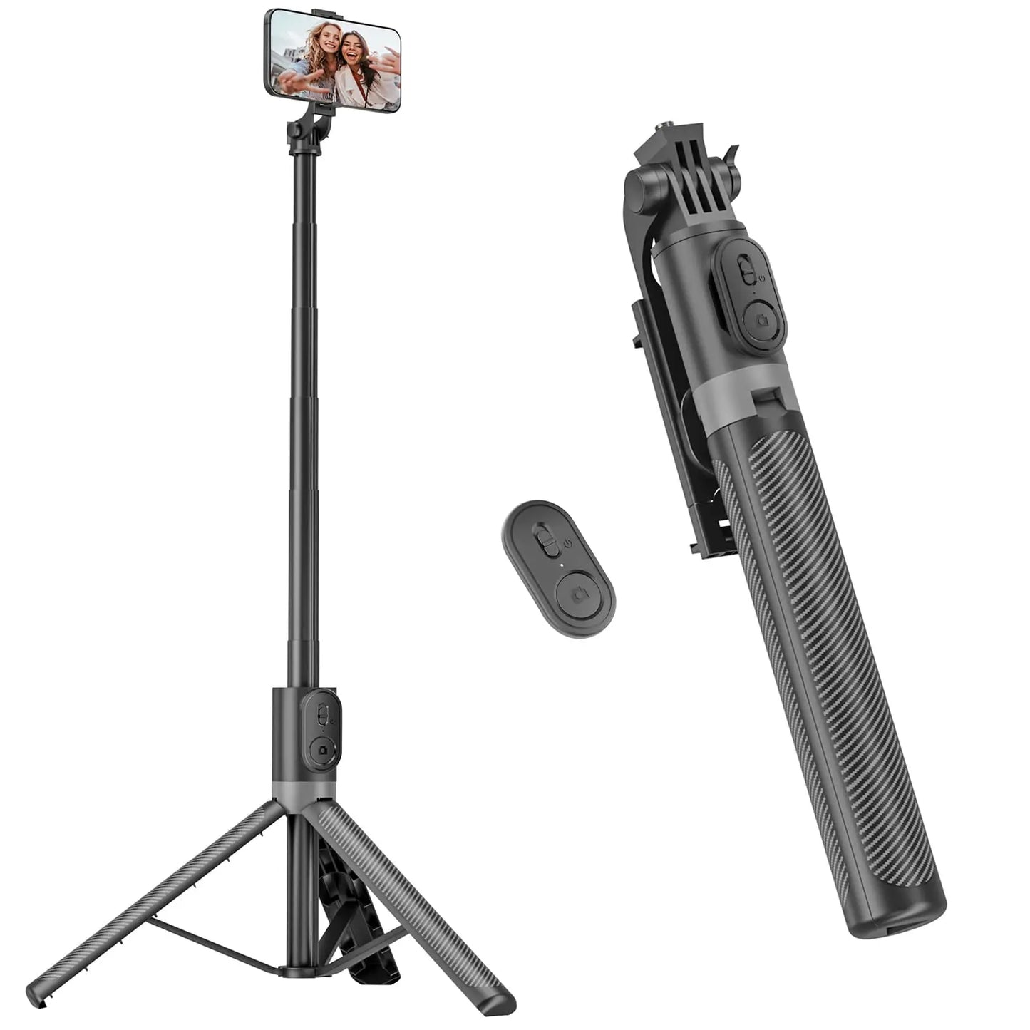 🤳🏼All-in-One Extendable Phone Tripod & Selfie Stick with Remote