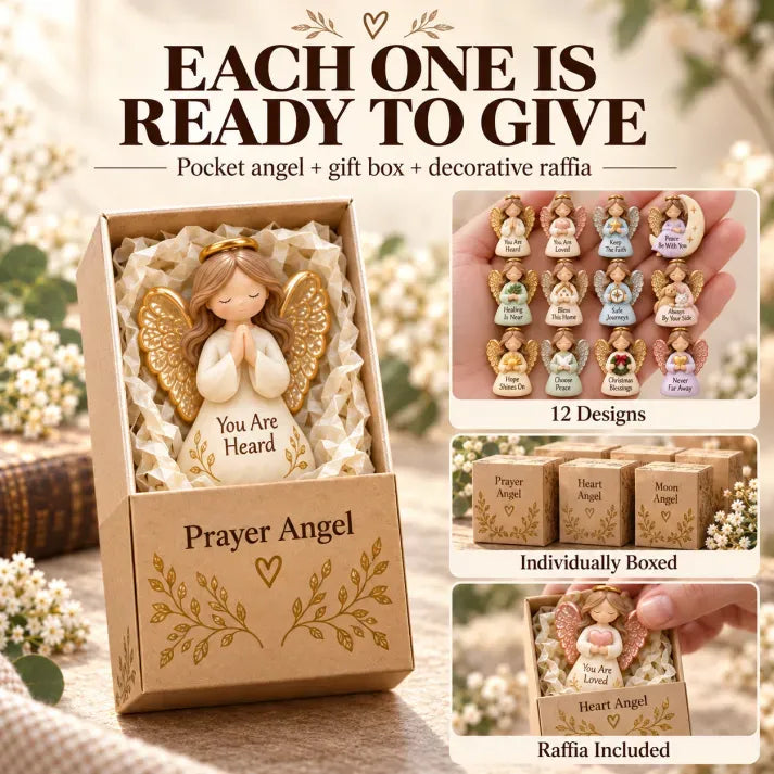 🔥Last Day 50% OFF - 👼💕Set of 12 Pocket Guardian Angels – 🎁Blessing Keepsake Gift