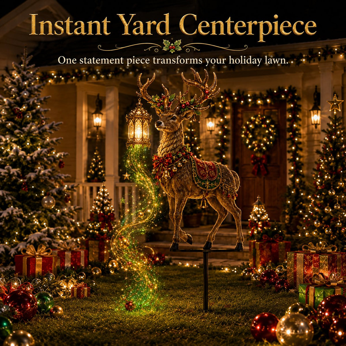 🔥🎅New Arrivals - LED Christmas Tree Lawn Stake, Festive Garden Holiday Decor