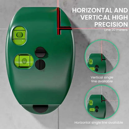 🔥New-90° Red & Green Self-Leveling Laser Level for Construction