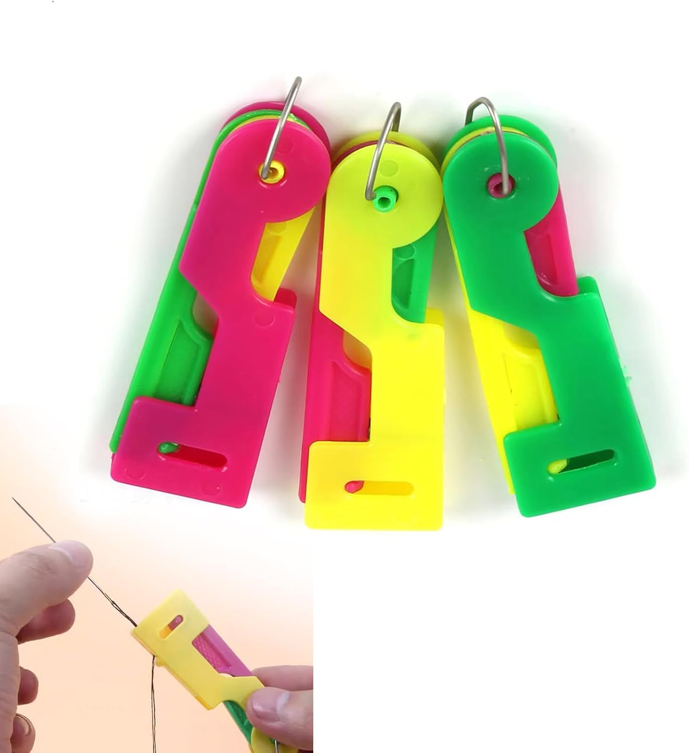 Automatic Needle Threader, DIY Hand Sewing Machine, Sewing Thread, for Embroidery, Cross Stitch Craft