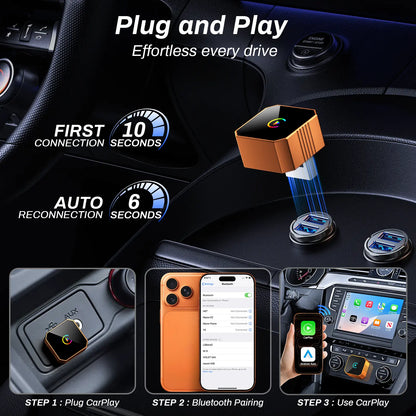 Aimoon Mini Wireless CarPlay & Android Auto Adapter 2026
