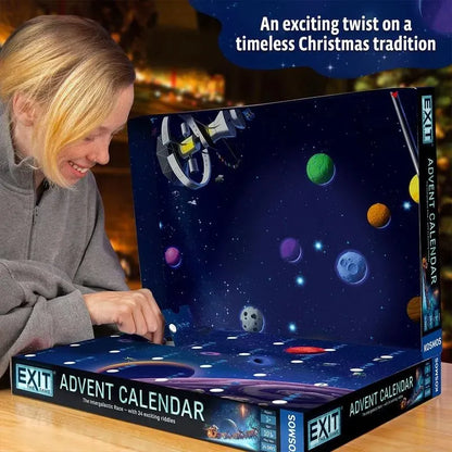 🧩LAST DAY 49% OFF –🐰 24-Day Cosmic Escape Room Advent Calendar🚀