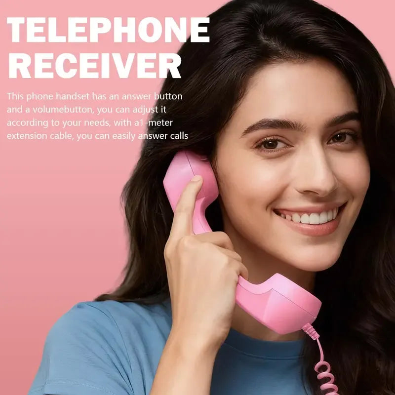 ☎️❤️Retro telephone handset with Type-C interface