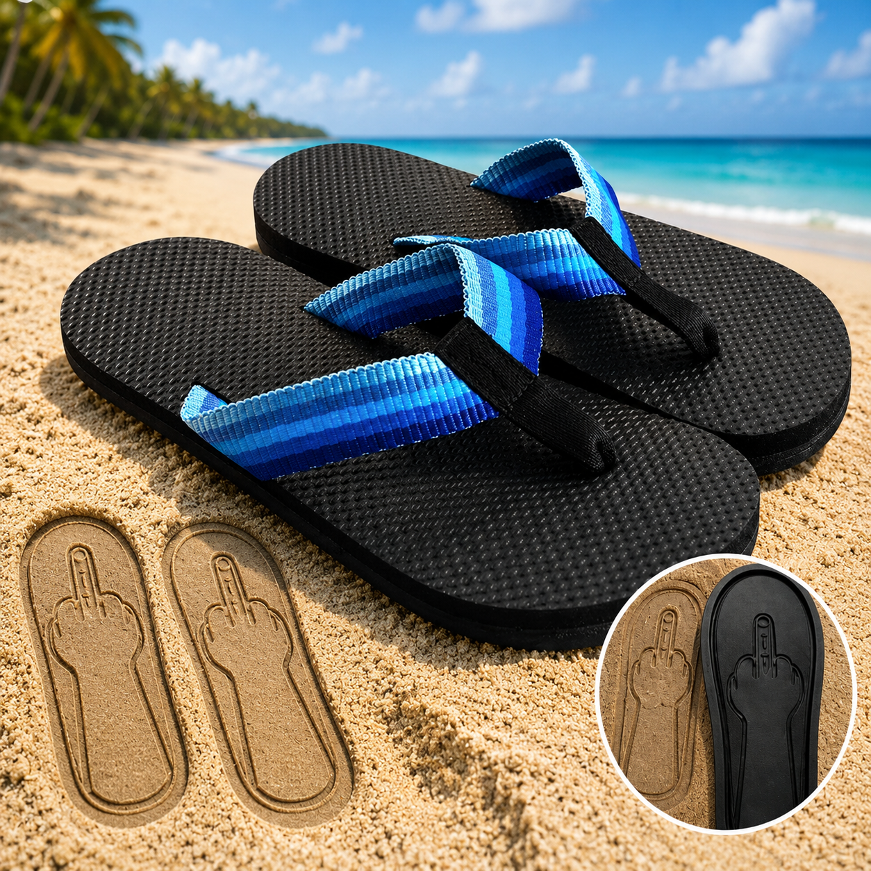 Middle Finger FlipFlops