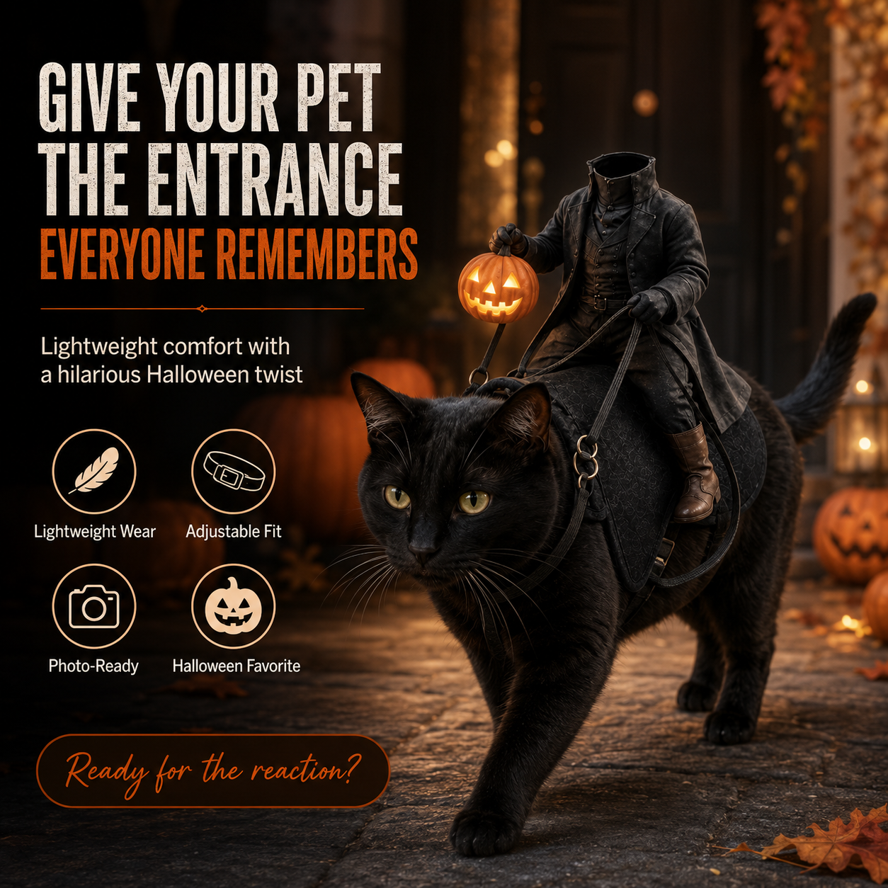 🎃The HeadlessHorseman RiderTM PetCostume