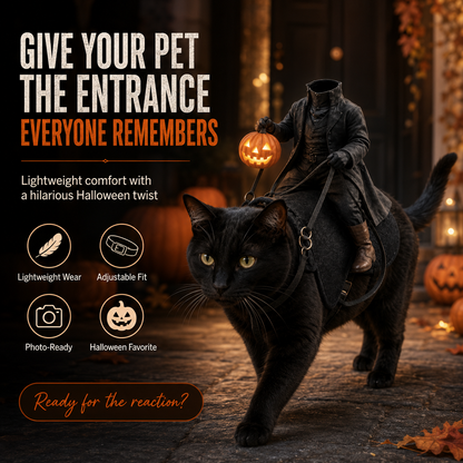 🎃The HeadlessHorseman RiderTM PetCostume