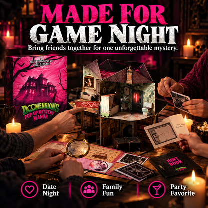 ✨3D Pop-Up Mystery Manor – Immersive Murder Mystery Puzzle Game