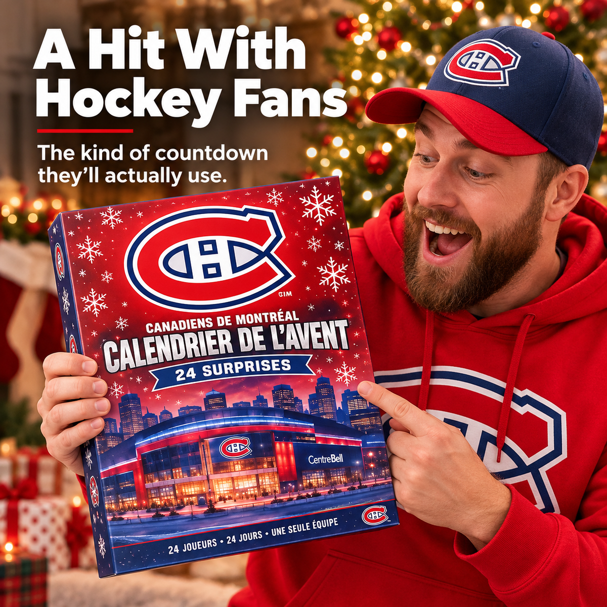 🏒Montreal Canadiens 2026 Christmas Advent Calendar🎄