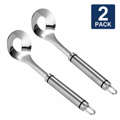 🥄Stainless Steel Meatball Maker Spoon, Non-Stick Meat Ball Extrusion Scoop, Easy Squeeze Meatball Mold for Fish Balls, Shrimp Paste