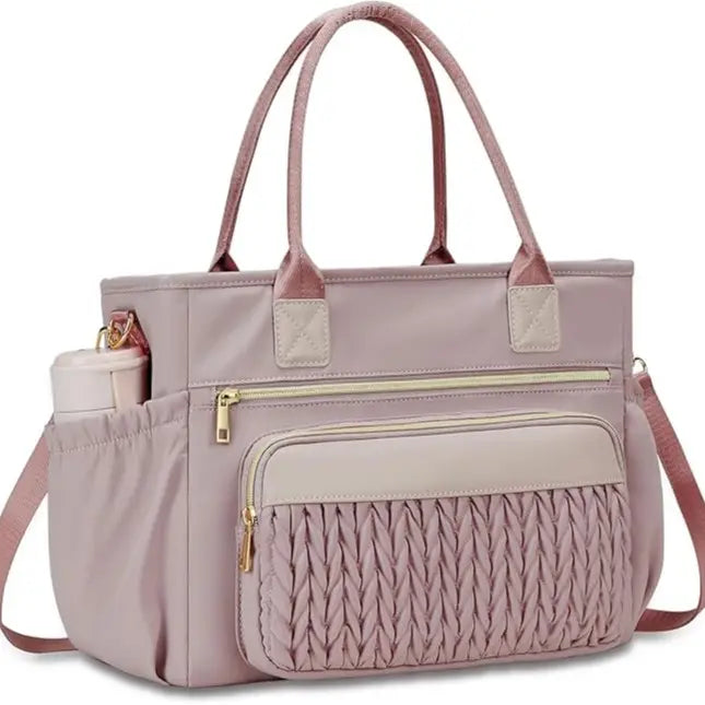 Stylish Leakproof Cooler Bag with Adjustable Strap & Side Pockets