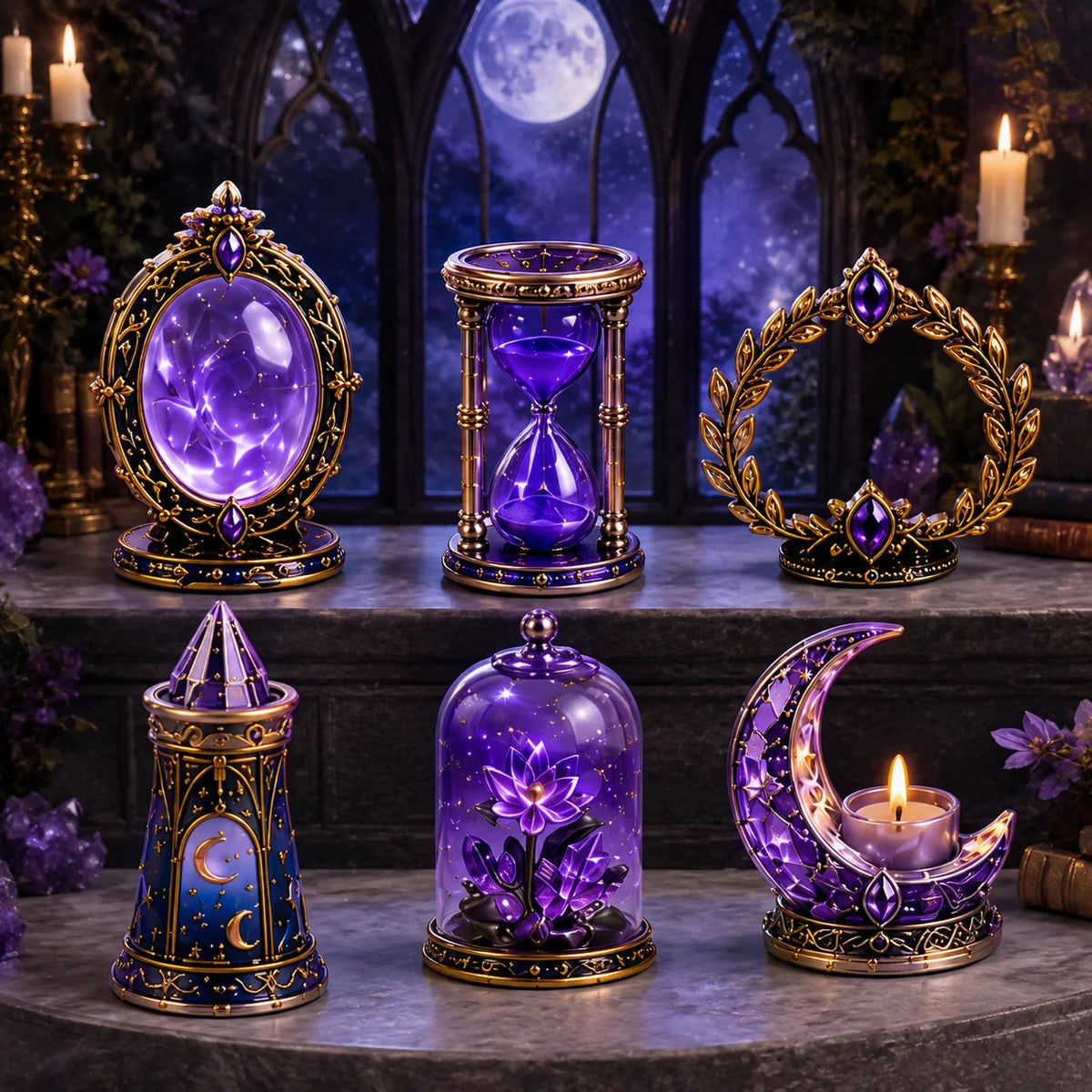 🏆Limited Time Sale 49% OFF🎄🔮Lunar Witch Advent Calendar 2026 – 24 Enchanted Crystal Miniatures for a Magical Moonlit Countdown