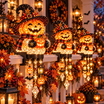 🔥 🎃Halloween Porch Magic Cascade Railing Lights
