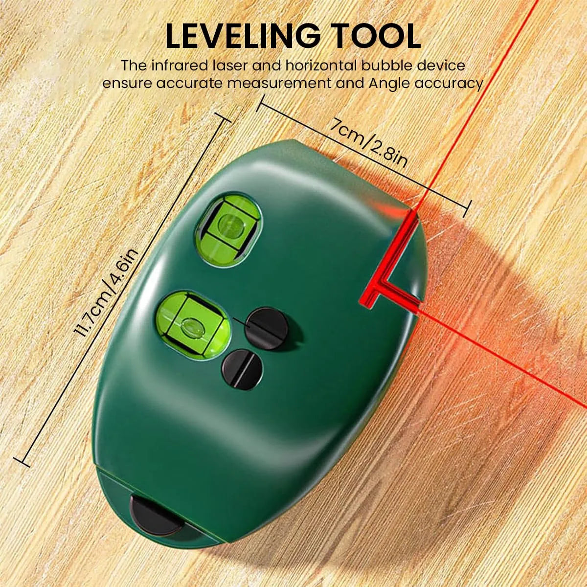 🔥New-90° Red & Green Self-Leveling Laser Level for Construction