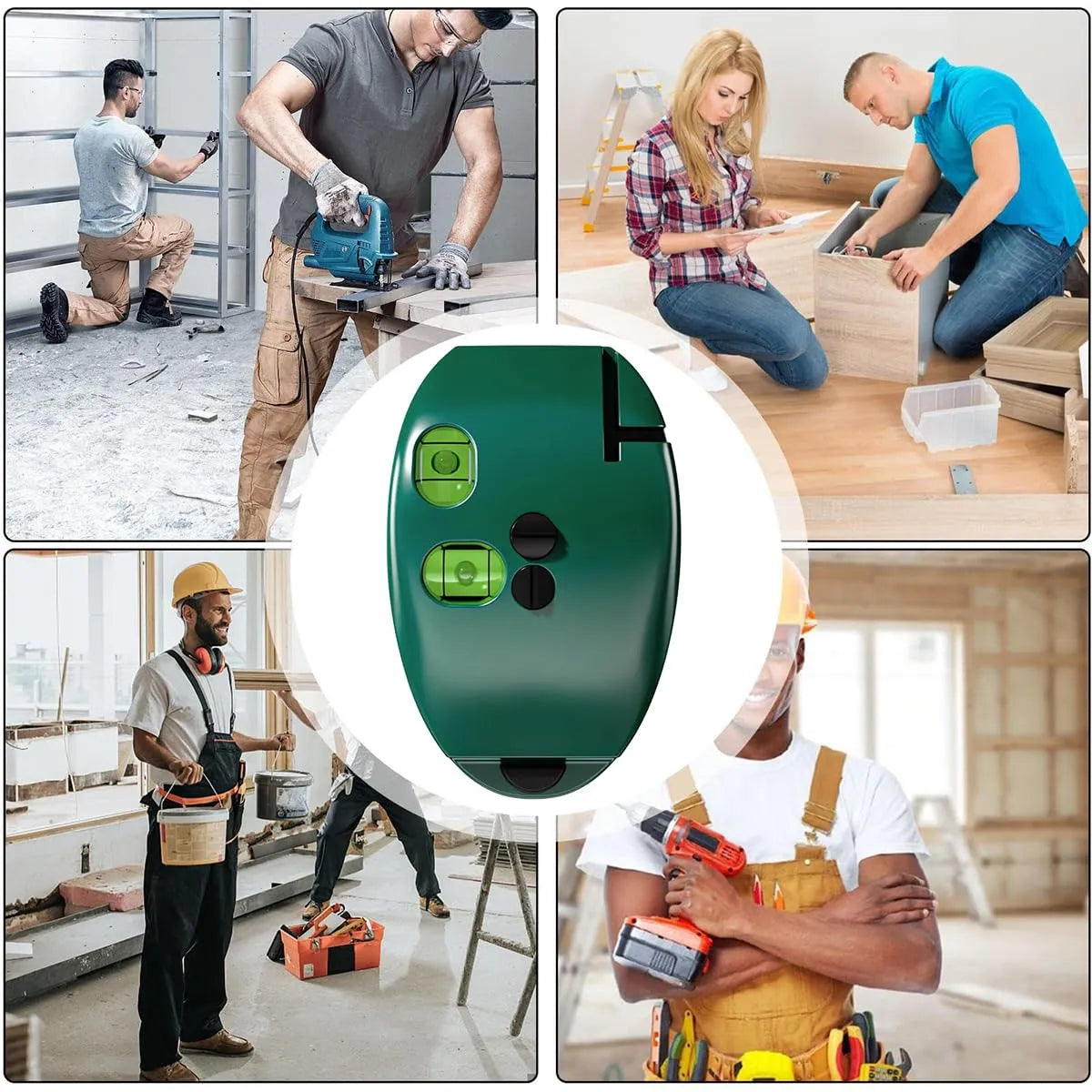 🔥New-90° Red & Green Self-Leveling Laser Level for Construction