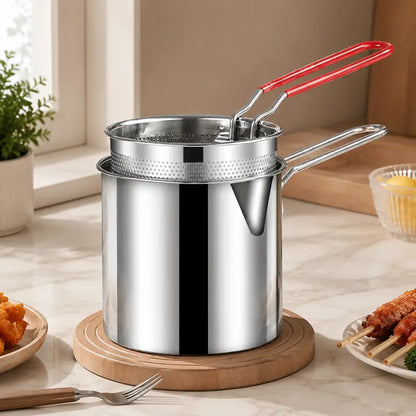 ⚡Stainless Steel Deep Fryer Set