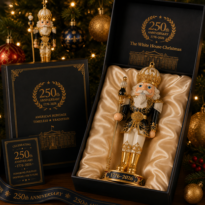 250th Anniversary Nutcracker King Christmas Ornament – Commemorative Keepsake
