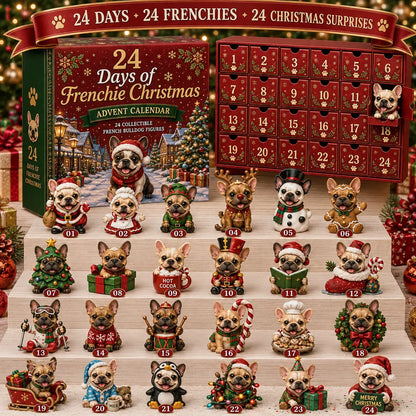 🐶 24-Day Dog Advent Calendar – 47% OFF Last Day, 24 Puppy Figures with Costumes