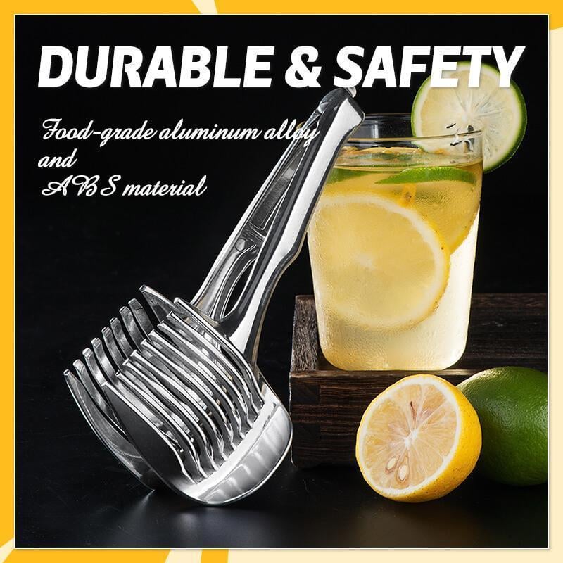 🍽️🍋 Stainless Steel Kitchen Slicing Guide