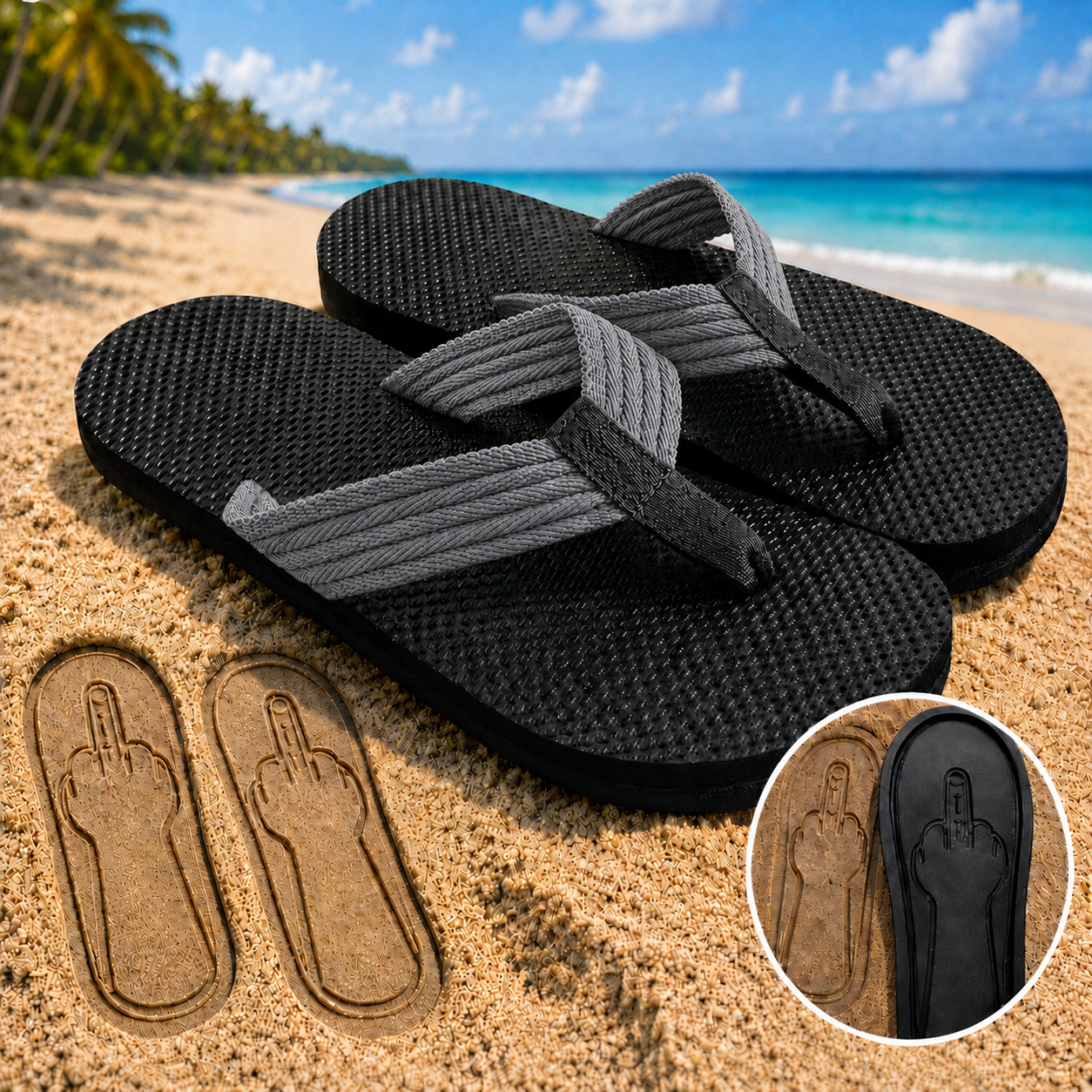 Middle Finger FlipFlops