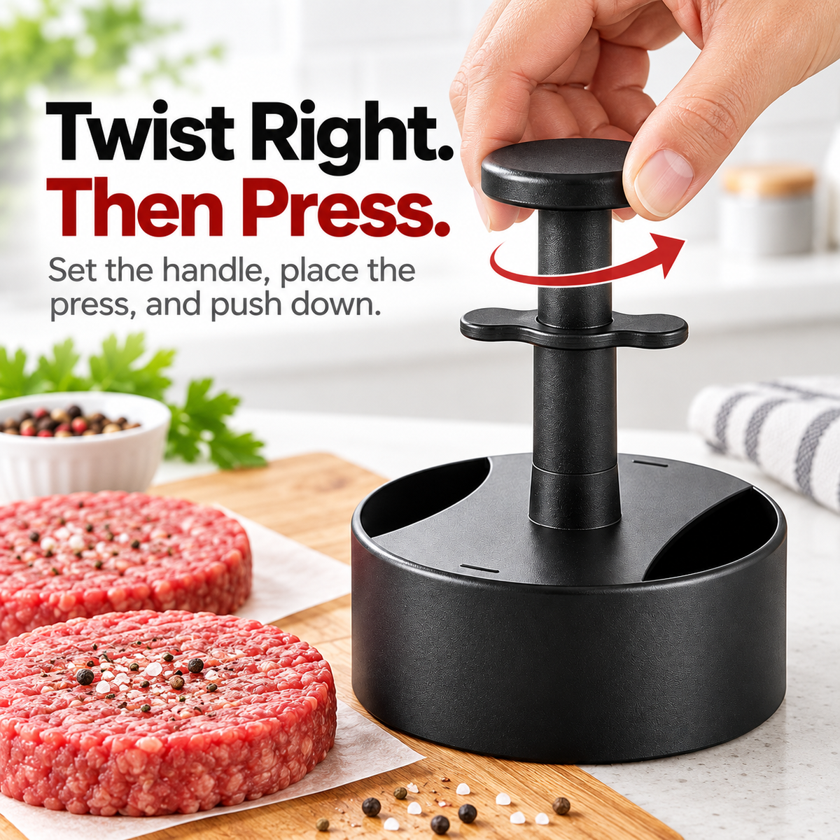 🍔 Burger Patty Press – Make Perfect Patties in Seconds
