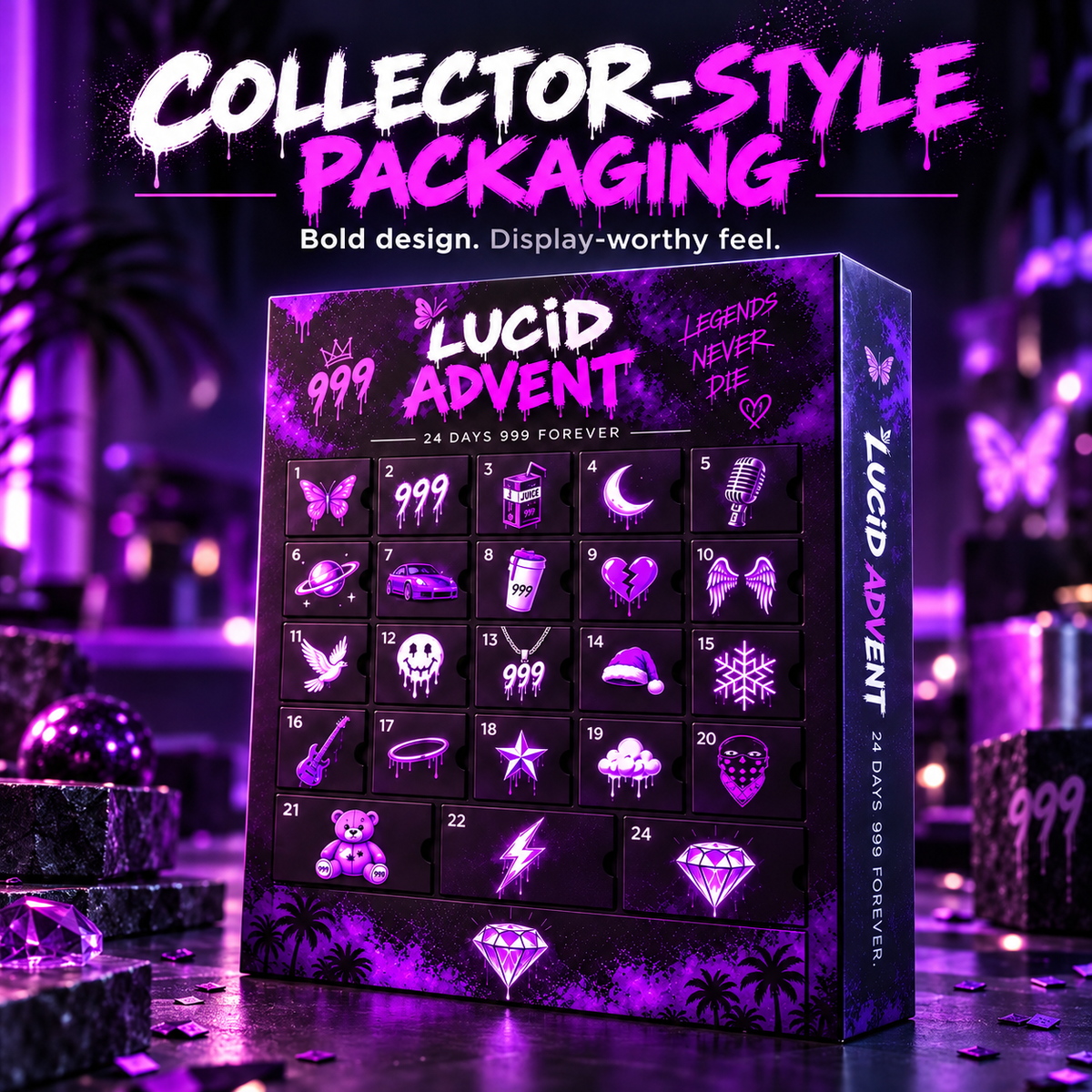 🎀🔥Lucid Advent 24-Day Collectible Calendar