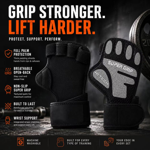 New Ventilated Weight Lifting Workout Gloves