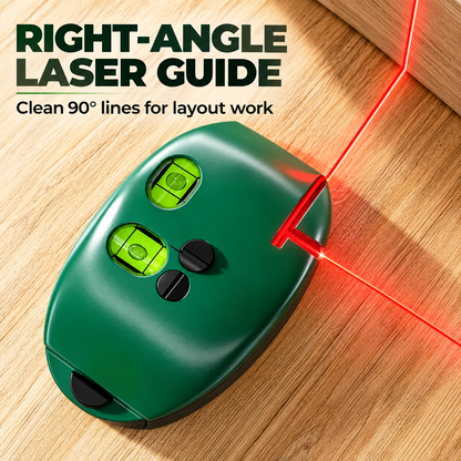🔧 90° Self-Leveling Laser Alignment Tool – Portable Precision Level