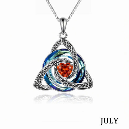 🎁Birthstone Celtic Knot Necklace for Women
