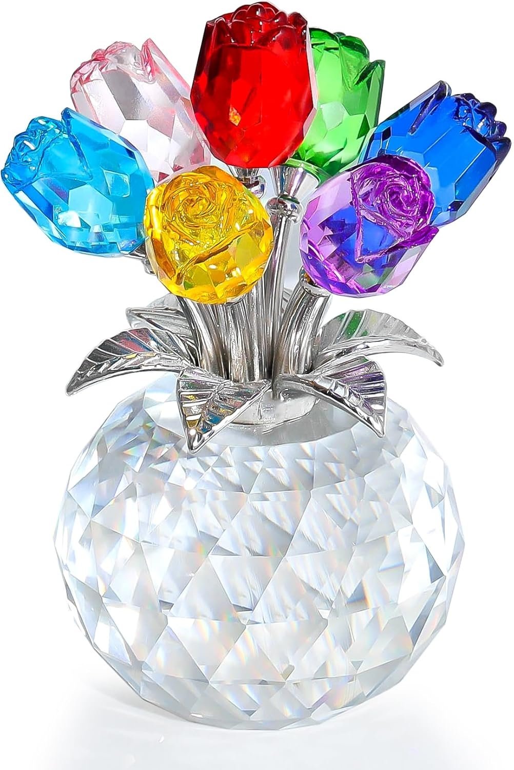 🌹Eternal Colorful Rose Ornament  – A timeless symbol of love and elegance