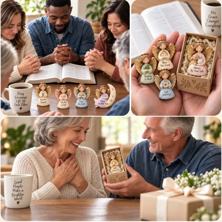 🔥Last Day 50% OFF - 👼💕Set of 12 Pocket Guardian Angels – 🎁Blessing Keepsake Gift