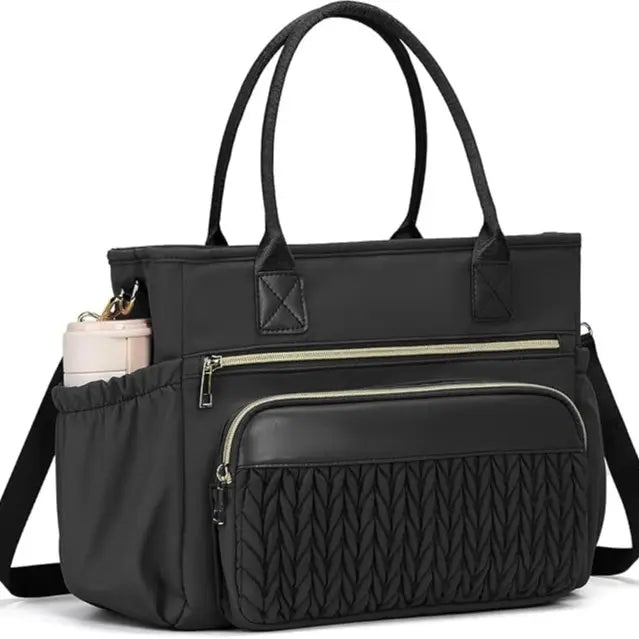 Stylish Leakproof Cooler Bag with Adjustable Strap & Side Pockets