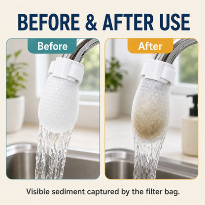 🔥 Cotton Faucet Filter Bags – Sediment & Splash Filter