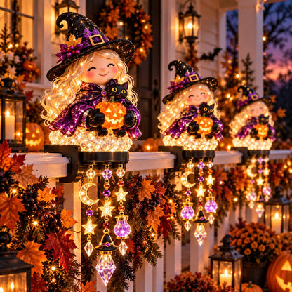 🔥 🎃Halloween Porch Magic Cascade Railing Lights