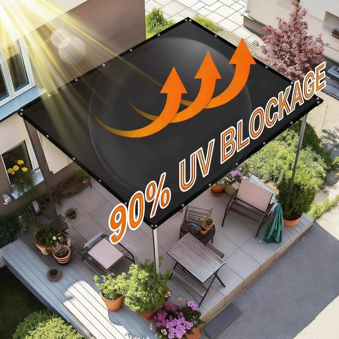 ⚡Summer Hot Sale Promotion-49% OFF🌞-Outdoor courtyard shade net